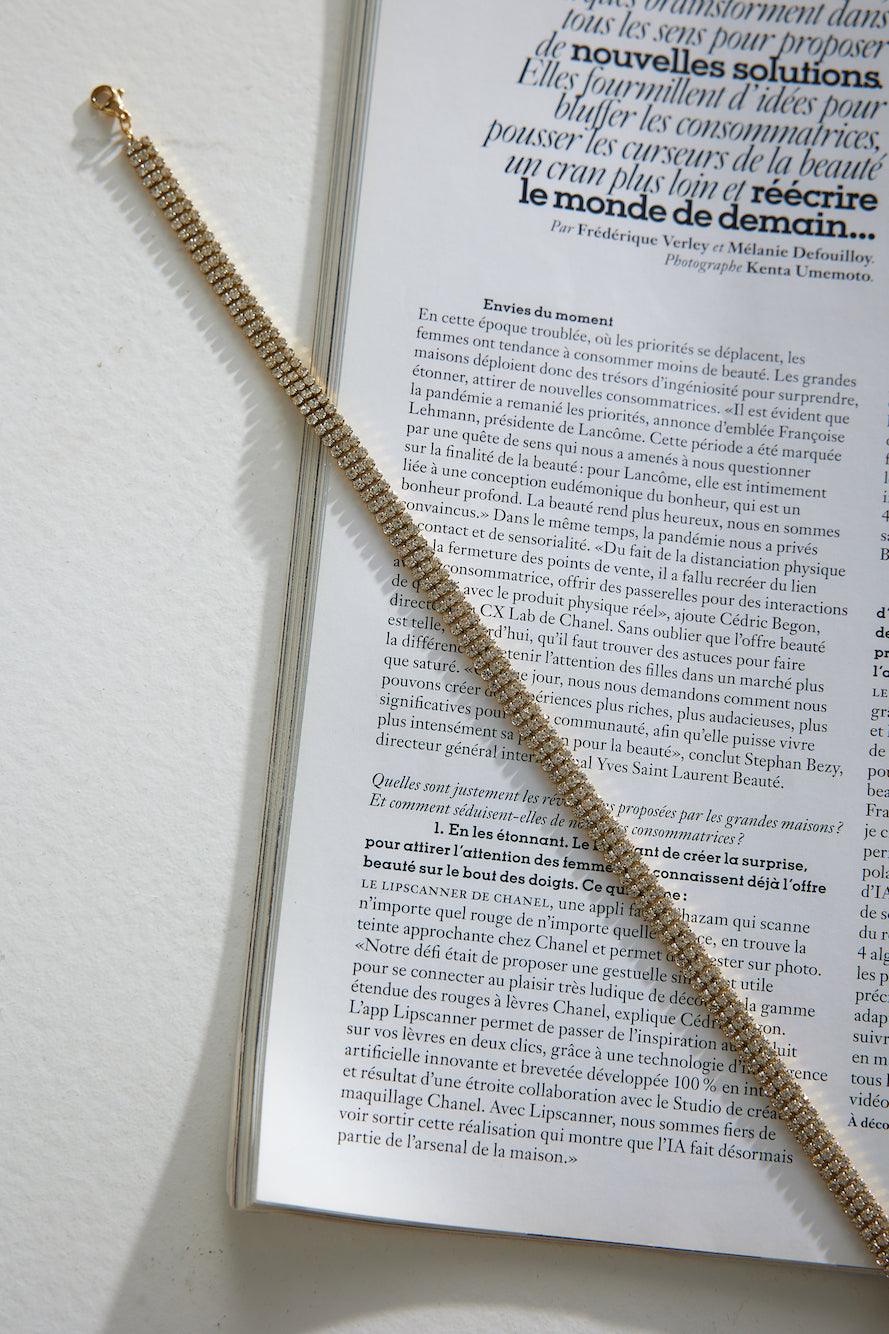 18k Gold Plated Queen Of All Necklace Gold