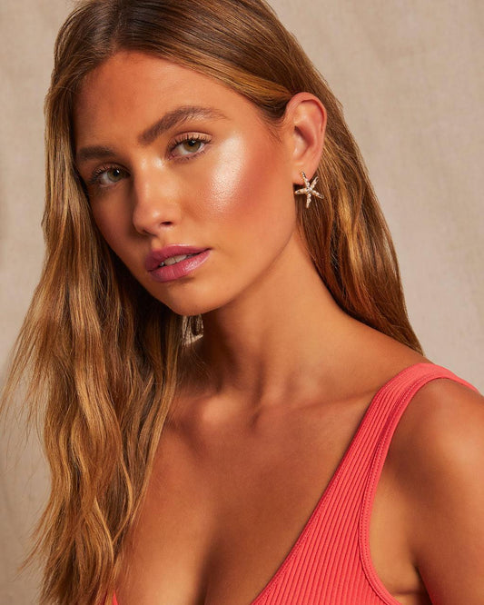 Starfish In The Sea Earrings