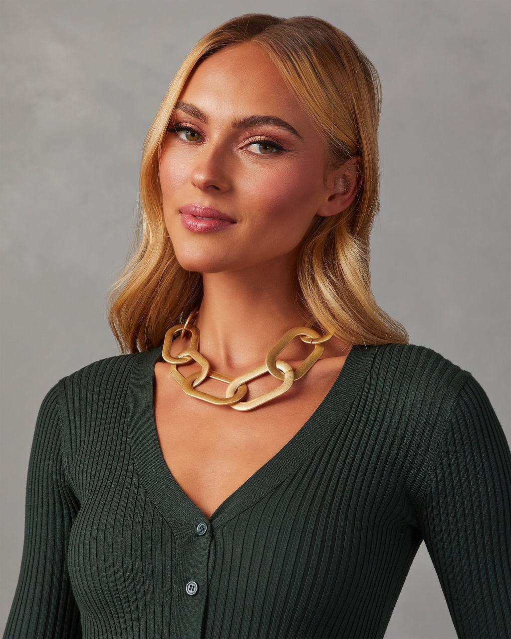 Sophina Oversized Chain Link Necklace