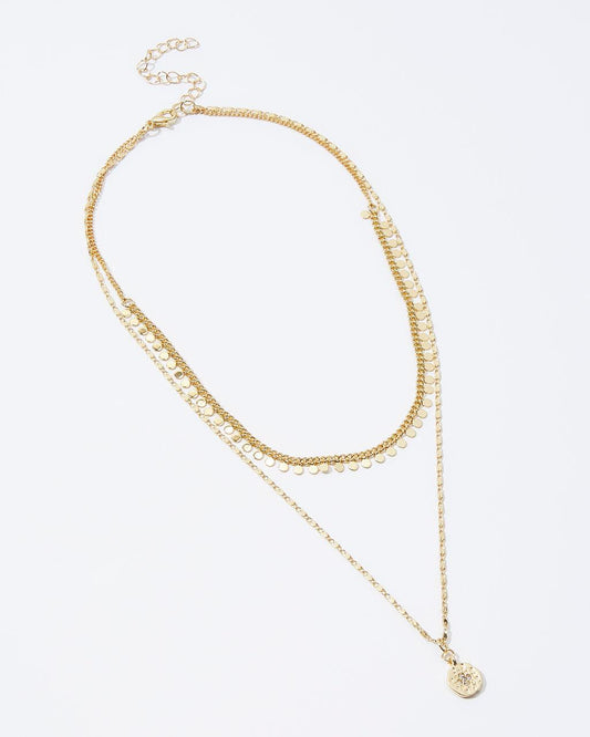 Samira Layered Charm Necklace